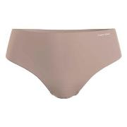 Calvin Klein Truser Invisibles High Rise Thong Beige Medium Dame