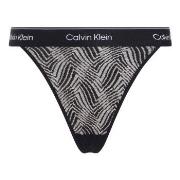 Calvin Klein Truser Modern Lace Thong Svart polyamid X-Large Dame