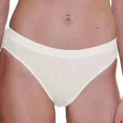 Sloggi Truser 3P GO Casual High Leg Brief Hvit bomull Small Dame