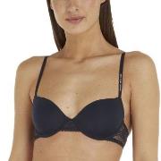 Tommy Hilfiger BH Lace Trim Balconette Bra Marine B 75 Dame