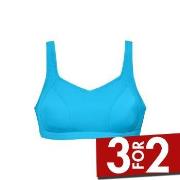 Damella Elisabeth Padded Bikini Bra Turkis 40 Dame