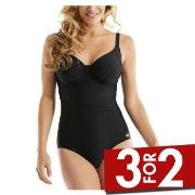 Damella Liza Swimsuit Svart D 46 Dame