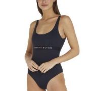 Tommy Hilfiger One Piece Swimsuit Marine Small Dame
