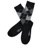 Topeco Strømper 3P Mens Classic Socks Argyle Svart Str 41/45 Herre
