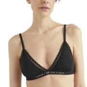 Tommy Hilfiger BH Lace Unlined Triangle Bra Svart Large Dame