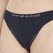 Tommy Hilfiger Truser Tonal Logo Lace Briefs Marine Large Dame