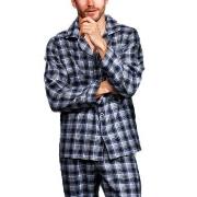 Topeco Mens Cotton Pyjama Marine bomull Medium Herre