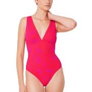 Triumph Flex Smart Summer 05 Padded Cup Swimsuit Rosa Mønster Fit Smar...