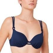 Triumph Summer Mix And Match WP Bikini Top Navy C 36 Dame