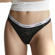 Calvin Klein Truser 3P Modern Lace Brazilian Svart polyamid Medium Dam...