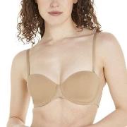 Calvin Klein BH Strapless Lined Bra Beige A 75 Dame