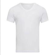 JBS Bamboo V Tee Absorbent T Shirt Hvit XX-Large Herre