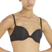 Calvin Klein BH Sheer Marquisette Push Up Bra Svart A 80 Dame