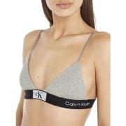 Calvin Klein BH CK96 Triangle Bra Grå bomull Large Dame