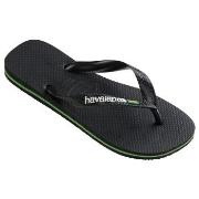 Havaianas Brasil Logo Svart Str 35/36  Herre