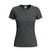 Stedman 4P Classic Women T-shirt Stålgrå bomull Large Dame