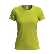 Stedman 4P Classic Women T-shirt Limegrønn bomull Small Dame