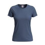 Stedman Classic Women T-shirt Denimblå bomull X-Small Dame