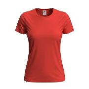 Stedman Classic Women T-shirt Oransje/Rød bomull Medium Dame