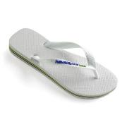 Havaianas Brasil Logo Hvit Str 43/44