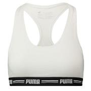 Puma BH Iconic Racer Back Bra Hvit Small Dame