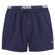Puma Badebukser Logo Short Length Swim Shorts Marine polyester Large H...