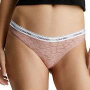 Calvin Klein Truser Lace Bikini Brief Lysrosa polyamid Large Dame