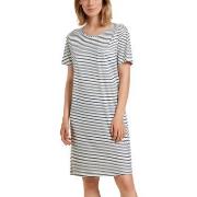 Calida Circular Sleep Nightdress Hvit/Marine tencel Medium Dame