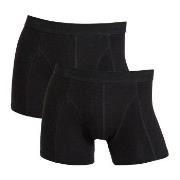 Claudio 2P Cotton Trunks Helsvart bomull X-Large Herre