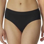 Schiesser Truser Seamless Panty Svart polyamid Large Dame