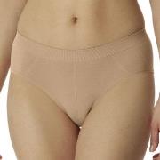 Schiesser Truser Seamless Panty Beige polyamid Large Dame