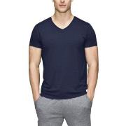 JBS of Denmark Bamboo Blend V-neck T-shirt Marine Large Herre