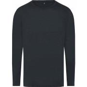 JBS of Denmark Wool Long Sleeve T-shirt Svart ull Large Herre