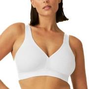 NATURANA BH Athleisure Soft Bra Hvit bomull B 80 Dame