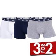 CR7 Cristiano Ronaldo 3P Men Trunk Marine/Grå bomull X-Large Herre