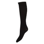 Decoy Strømper Doubleface Knee-high Socks Svart Str 37/39 Dame