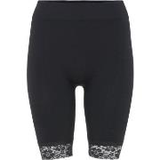 Decoy Long Shorts With Lace Svart X-Large Dame