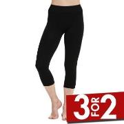 Decoy Seamless Capri Leggins Svart XX-Large Dame