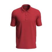 Stedman Henry Polo Short Sleeve Rød bomull XX-Large Herre