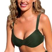 Wiki Basic Adjustable Bikini Top Mørkgrørnn  C 70 Dame