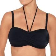 Wiki Basic Bandeau Bikini Top Svart F 70 Dame