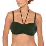 Wiki Basic Bandeau Bikini Top Mørkgrørnn  B 80 Dame