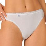 Sloggi Truser 2P Basic Plus Tai Briefs Hvit bomull 46 Dame