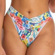 Hanky Panky Truser 2P Beverly Original Rise Thong Blå/Rød nylon One Si...