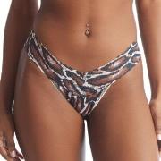 Hanky Panky Truser 2P Printed Low Rise Thong Svart/Hvit nylon One Size...