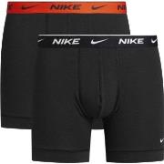 Nike 6P Cotton Stretch Boxer Brief Svart/Oransje bomull X-Large Herre