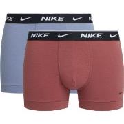 Nike 6P Everyday Cotton Stretch Trunk Rød/Lilla bomull Medium Herre