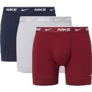 Nike 9P Everyday Essentials Cotton Stretch Boxer D1 Blå/Rød bomull Med...
