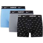 Nike 9P Everyday Essentials Cotton Stretch Trunk D1 Grå/Blå bomull X-L...