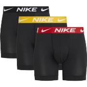 Nike 6P Everyday Essentials Micro Boxer Brief Svart/Rød polyester X-La...